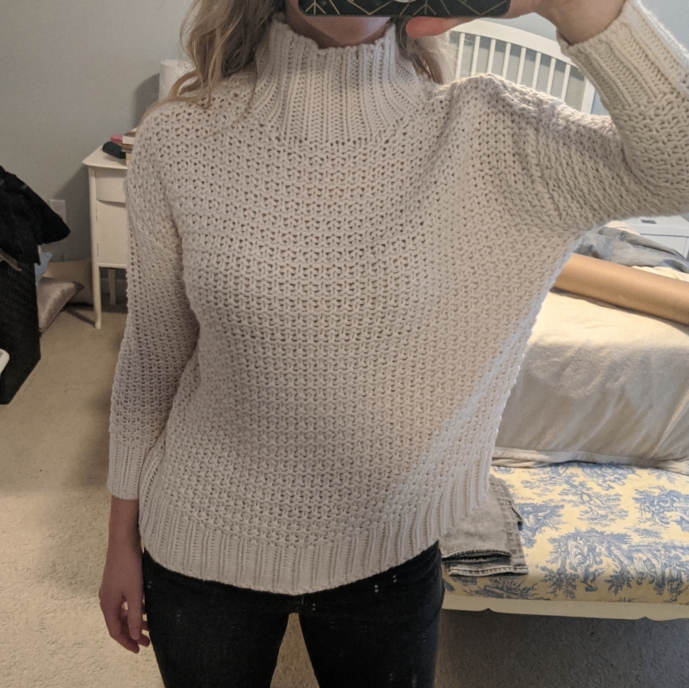 Femme by design Cream turtle neck sweater